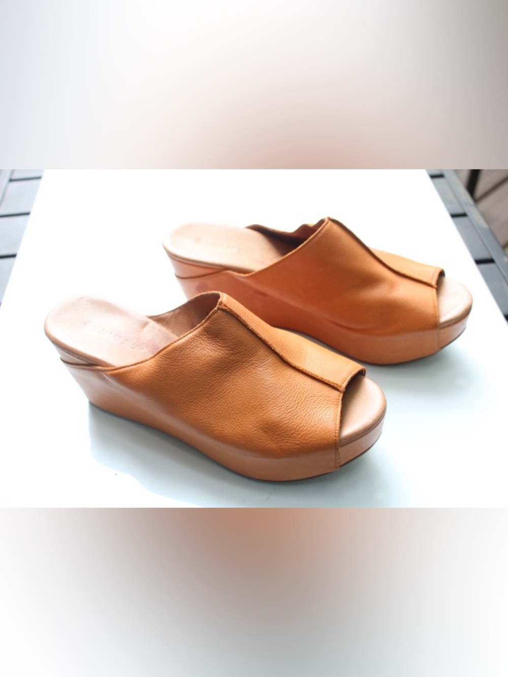 Chocolat Blu Wynn peep toe wedges